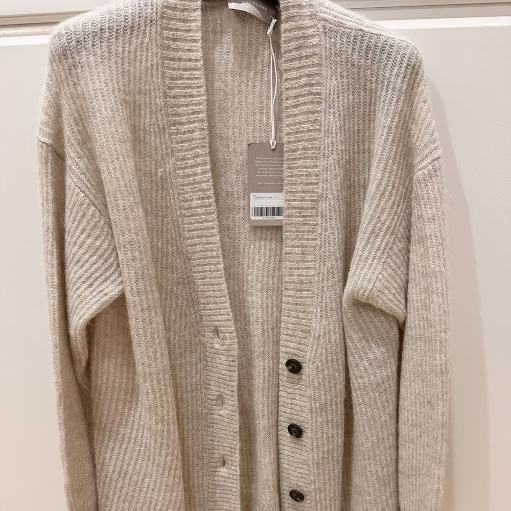 Everlane Alpaca Oversized Cardigan - L